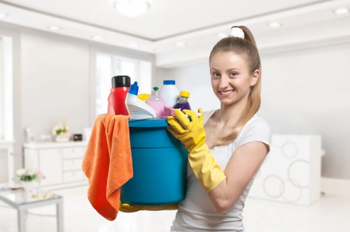 Clean, refreshed curtains after professional Barbican treatment